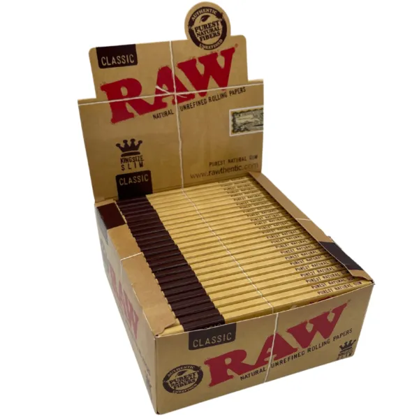 RAW King Size Slim 32 bletki BOX/50szt.