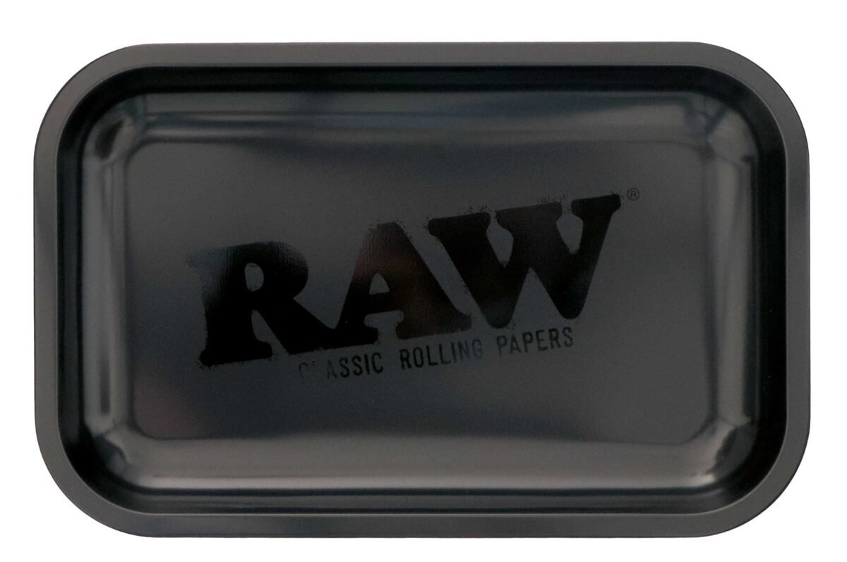 RAW Czarna Metalowa tacka do skręcania 27.5 x 17.5 cm
